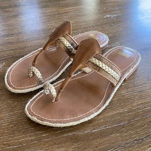 Johnston & Murphy thong sandals